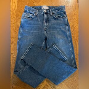 Free People Womens Jeans Denim W 27 Mid Rise Blue
